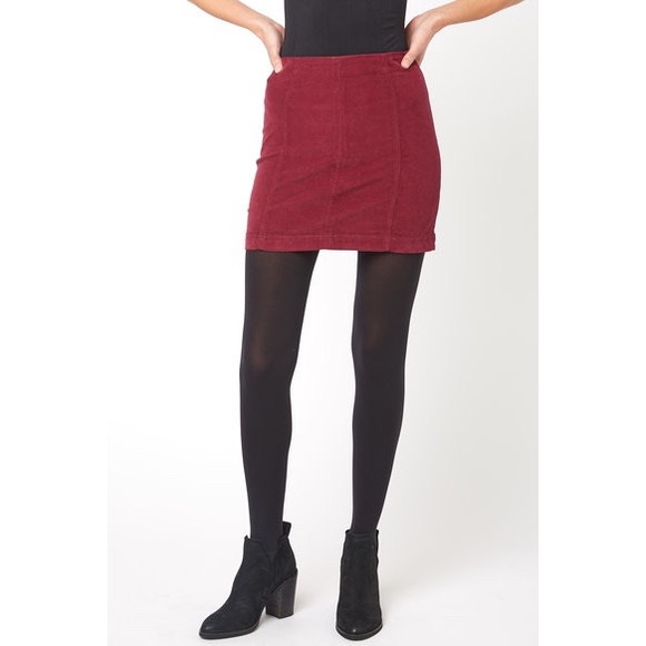 Free People Dresses & Skirts - Free People Modern Femme Corduroy Mini Skirt